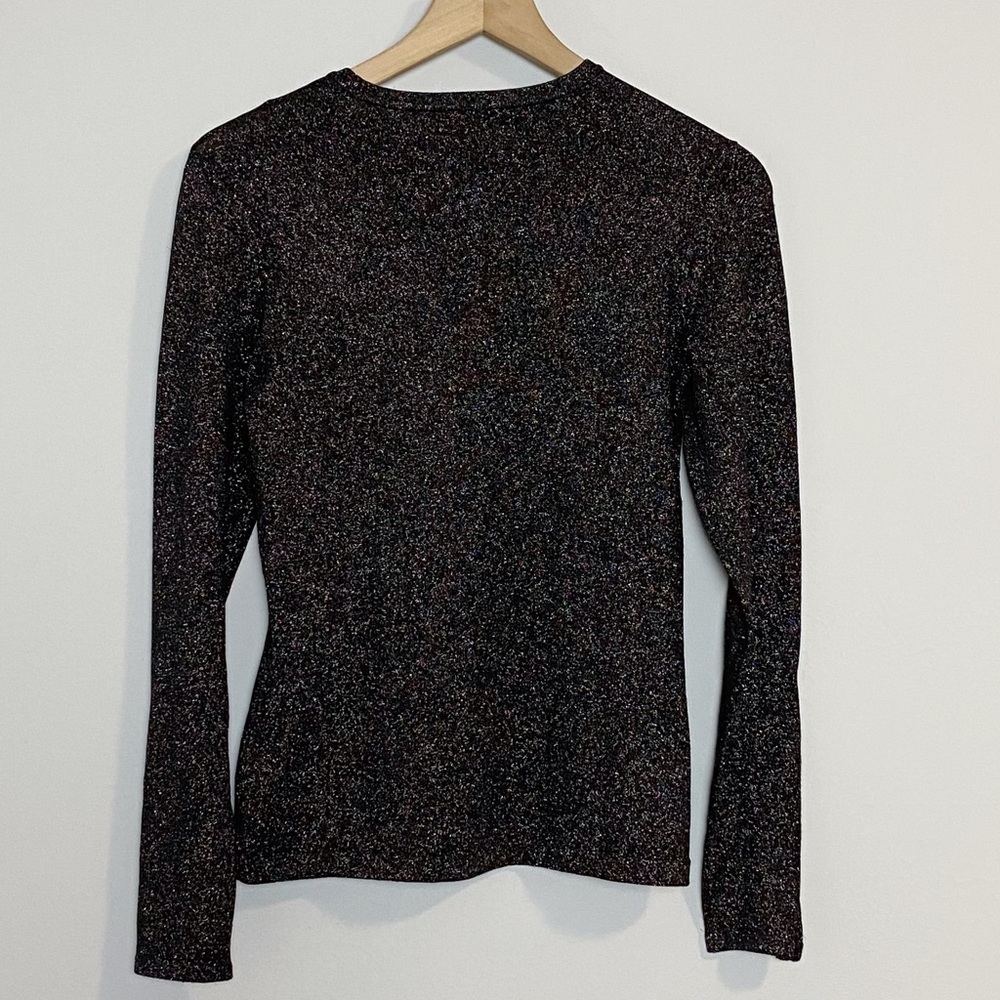 J. McLaughlin NWOT Jamey Metallic Shimmer Sweater - Picture 8 of 9